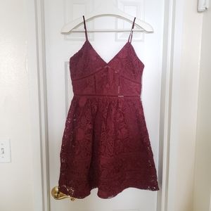 BB Dakota Holiday Red Cocktail Mini Dress